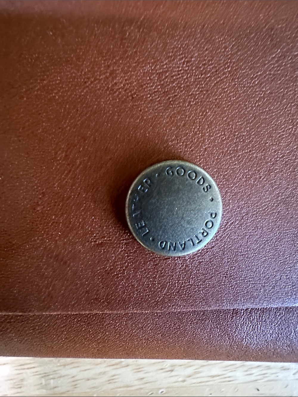 Portland Leather Burnt Sienna Leather Long Bifold Wallet - Picture 7 of 13